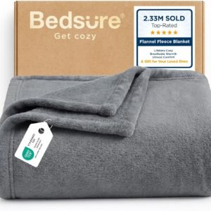 Bedsure Fleece Throw Blanket Couch Cozy Lightweight